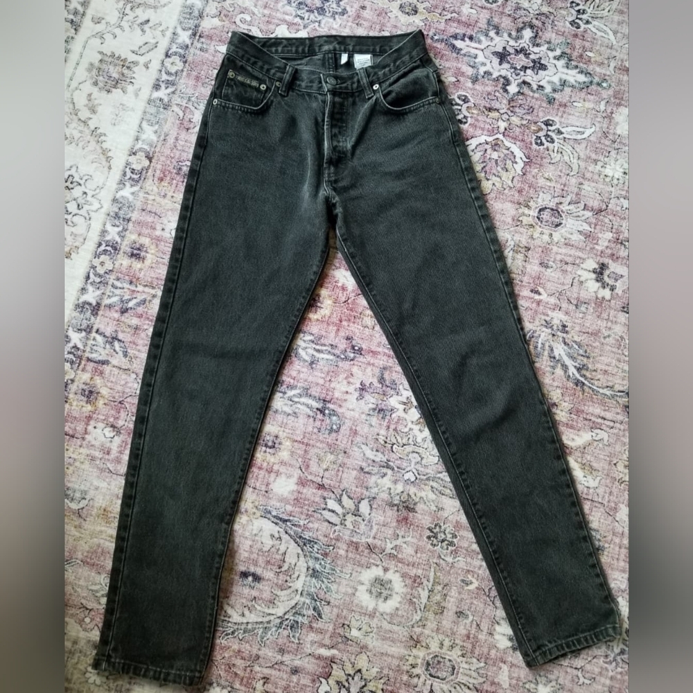 Vintage Calvin Klein Women's Black Jeans